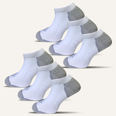 Women's Sport Cushioned Ankle Socks - 6 Pair - True Energy Socks