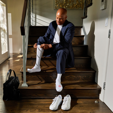 Men's Compression Airline Travel Performance Socks