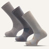 Men's Colorful Performance Crew Socks- 3 Pair