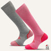 Women's Colorful Knee High Compression Socks - 2 Pair
