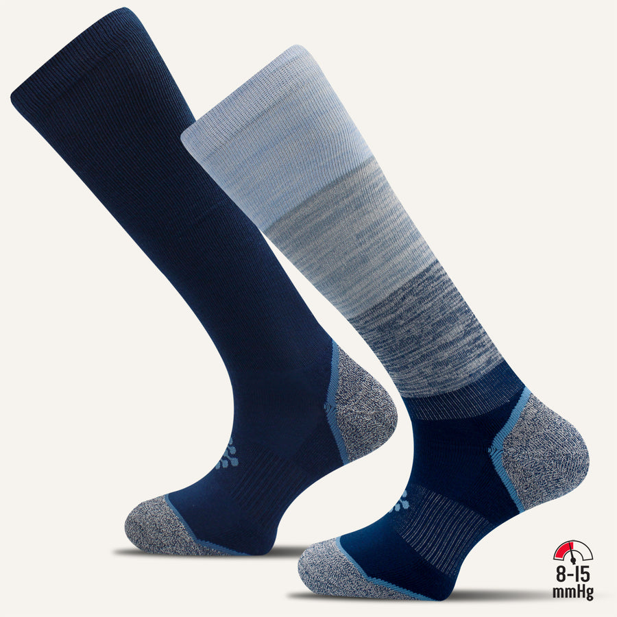 Men's Knee-High Compression + Infrared Socks: Athletic Support by True ...