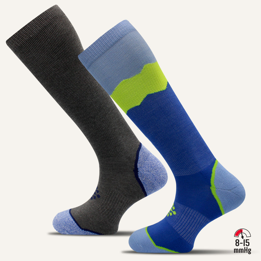 Men's Knee-High Compression + Infrared Socks: Athletic Support by True ...