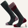 Women's Colorful Knee High Compression Socks - 2 Pair