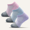 Women's Colorful Sport Cushioned Ankle Socks - 3 Pair - True Energy Socks