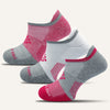 Women's Colorful Performance No Show Socks with Tab- 3 Pair - True Energy Socks
