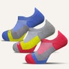 Women’s Elite Performance No Show Socks with Double Tab – 3 Pair