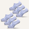 Women’s Elite Performance No Show Socks with Double Tab – 6 Pair