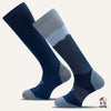 Men's Colorful Knee High Compression Socks - 2 Pair