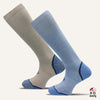 Women's Colorful Knee High Compression Socks - 2 Pair