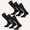 Men's Knee High Wide Calf Compression Socks - 6 Pair