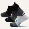 Men's Colorful Performance No Show Socks with Tab- 3 Pair - True Energy Socks