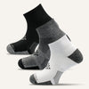 Men's Athletic Quarter Socks- 3 Pair - True Energy Socks
