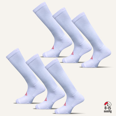 Men's Knee High Compression Socks - 6 Pair - True Energy Socks