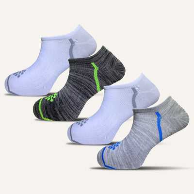Women's Athletic Ultra Light Liner Socks - 4 Pair - True Energy Socks