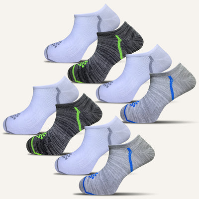 Women's Athletic Ultra Light Liner Socks - 8 Pair - True Energy Socks