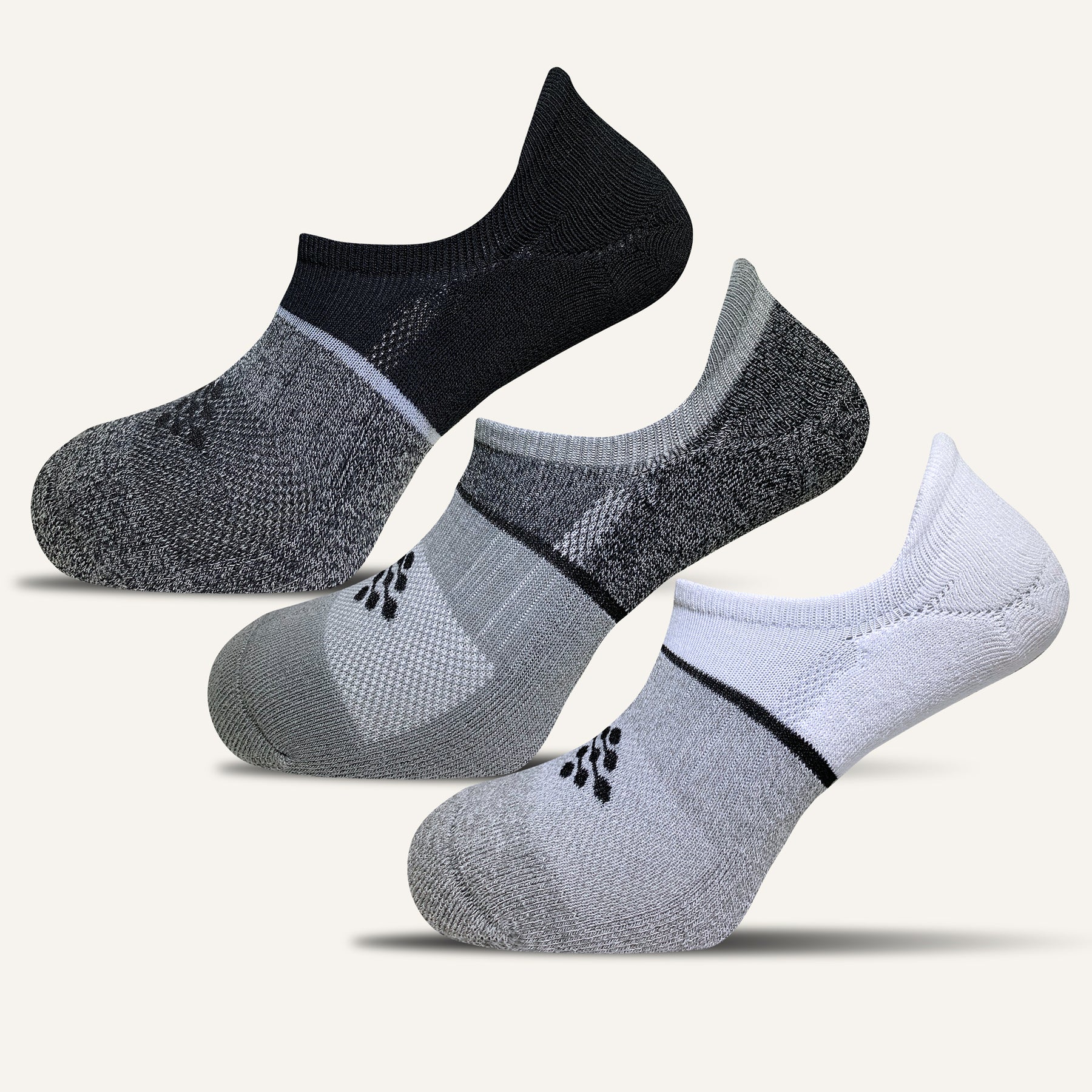 Men's Hidden No Show Socks with Tab - 3 Pair – True Energy Socks
