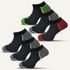 Men's Colorful Sport Cushioned Ankle Socks- 6 Pair - True Energy Socks