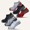 Women's Colorful Performance No Show Socks with Tab- 6 Pair - True Energy Socks