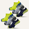Women's Colorful Performance No Show Socks with Tab- 6 Pair - True Energy Socks