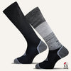 Men's Colorful Knee High Compression Socks - 2 Pair